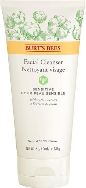 Środek do mycia twarzy Burt's Bees Sensitive Skin Facial Cleanser 170 ml (0792850014312) - obraz 1