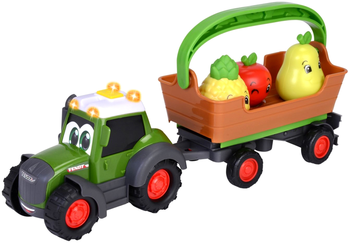Трактор ABC Freddy Fruit Trailer із причепом і фігурками 30 см (4006333086755) - зображення 2