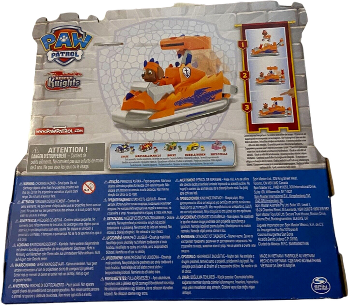 Łódź Spin Master Paw Patrol Rescue Knights Zuma z figurką (0778988383841) - obraz 2