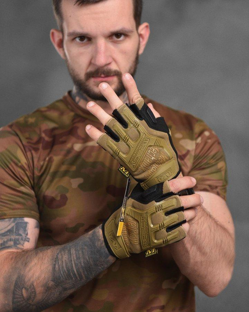 Рукавички тактичні безпалі Mechanix Gloves Coyote M - зображення 1