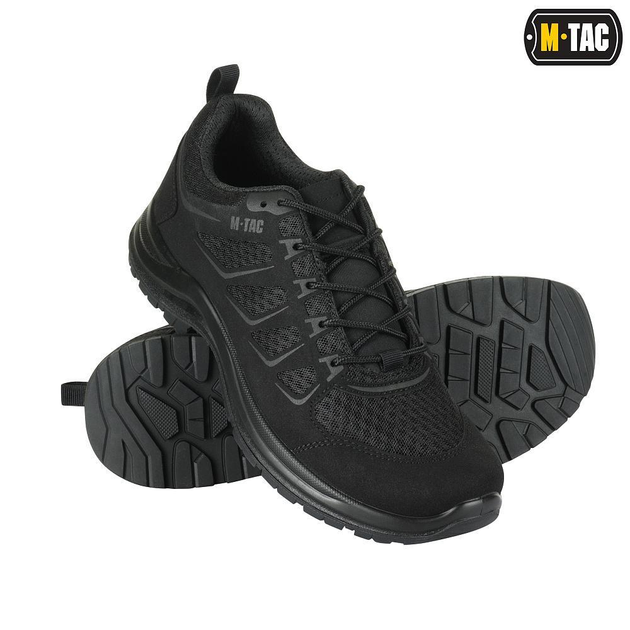 Тактические сетчатые кроссовки M-Tac Iva Black черные 36 - изображение 1