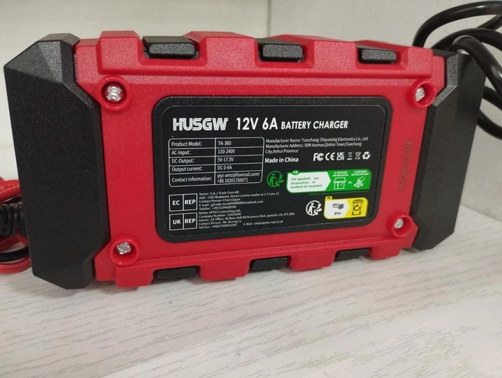 Зарядний пристрій Husgw 6A Б/В - Фото 7 Зарядний пристрій Husgw 6A Б/В - изображение 7