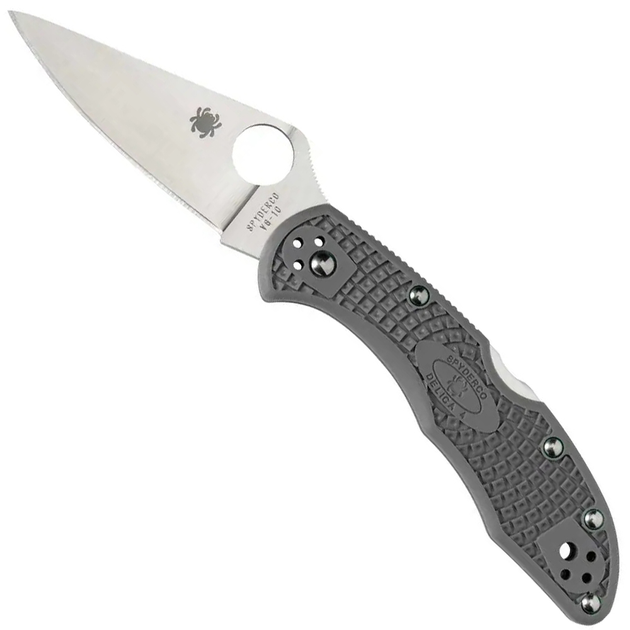 Складной нож Spyderco Delica 4 Flat Ground grey C11FPGY - изображение 1
