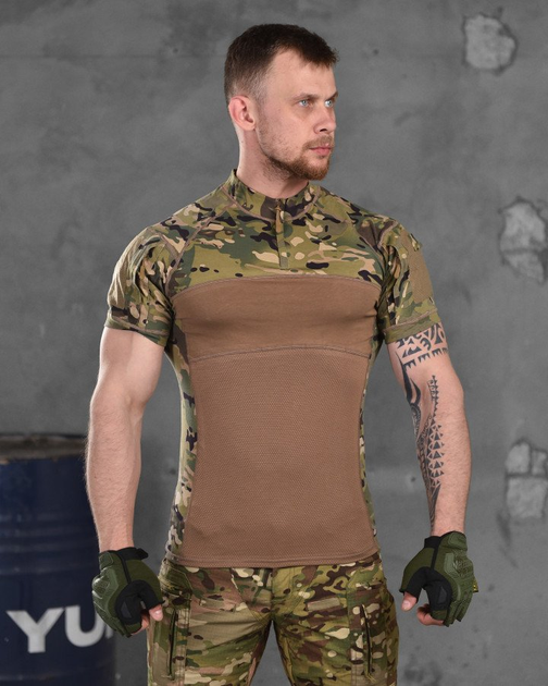 Футболка боевая esdy tactical frog tshirt multicam 0 M - изображение 1