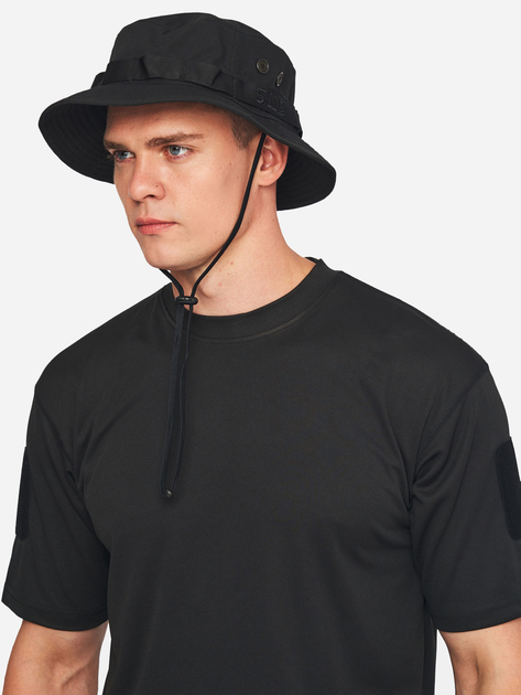 Панама тактична чоловіча 5.11 Tactical Boonie Hat 89422-019 S/M Чорна (888579737370) - зображення 2