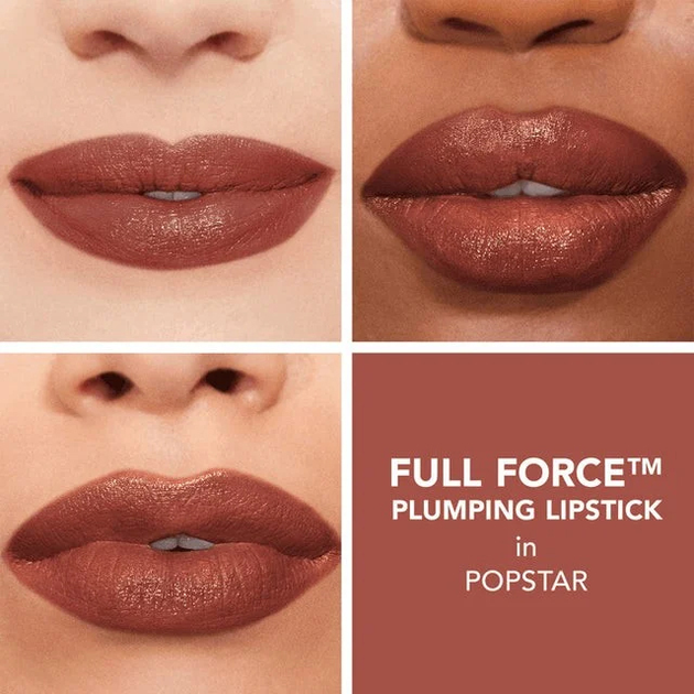 Помада для губ Buxom Full Force Plumping Lipstick Popstar 3.5 г (194249001642) - зображення 3