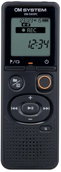 Диктофон цифровий OLYMPUS OM SYSTEM VN-541PC E1 (4GB) - Фото 1 Диктофон цифровий OLYMPUS OM SYSTEM VN-541PC E1 (4GB) - зображення 1