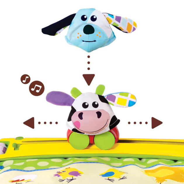 Edukacyjna mata-torba Yookidoo Baby (YKD40127) - obraz 5