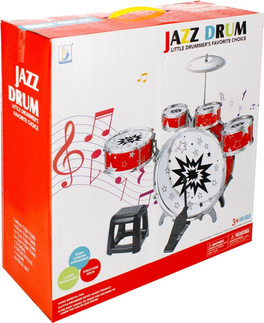 Ударна установка Mega Creative Music Style Jazz Drum Little Drummer's Favorite Choice (5904335846058) - зображення 2