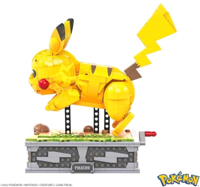 Klocki konstrukcyjne Mattel Pokemon Motion Pikachu 1095 elementów (0194735048090) - obraz 6