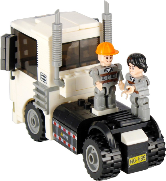 Klocki konstrukcyjne Alleblox City Vehicles 211 elementów (5904335887532) - obraz 13