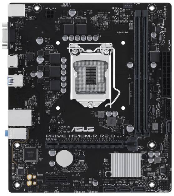 Płyta główna Asus PRIME H510M-R R2.0 SI (s1200, Intel H470, PCI-Ex16) - obraz 1