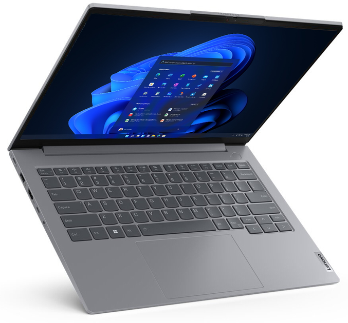 Laptop Lenovo ThinkBook 14 G7 IML (21MR008KPB) Arctic Grey - obraz 2