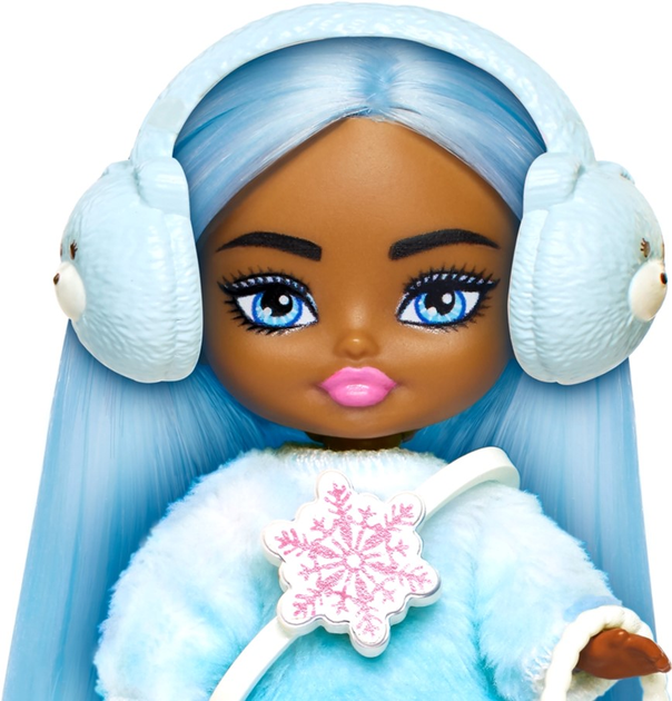 Міні-лялька Mattel Barbie Extra Minis Winter 8 см (0194735163762) - зображення 2