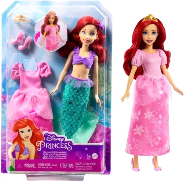 Лялька з аксесуарами Mattel Disney Princess Ariel 29 см (0194735126804) - зображення 1