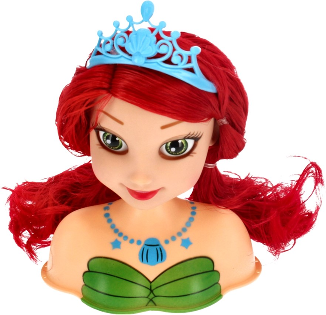 Głowa do stylizacji Mega Creative Little Lady Nella Redhead 17 cm (5902643635524) - obraz 7