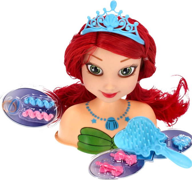 Głowa do stylizacji Mega Creative Little Lady Nella Redhead 17 cm (5902643635524) - obraz 8