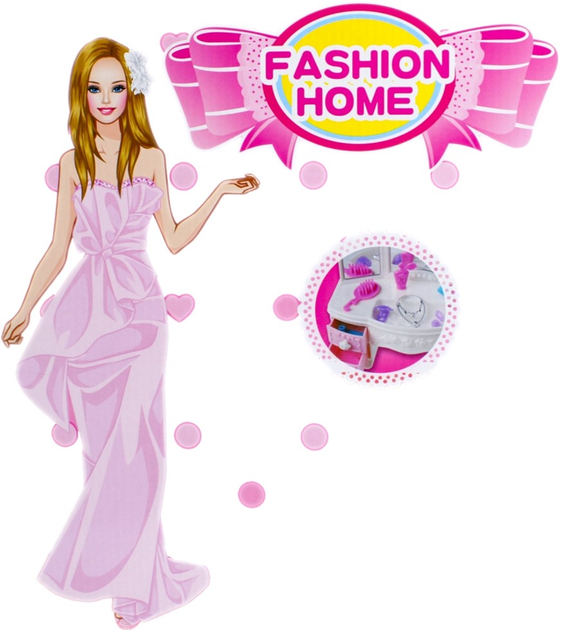 Lalka z akcesoriami Mega Creative Fashion Home Moja garderoba 29 cm (5908275180470) - obraz 6
