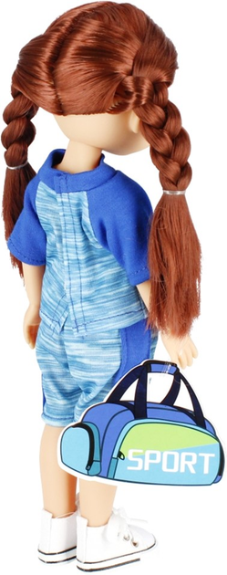 Lalka LS Pretty Girl z warkoczykami 33 cm (5904335893830) - obraz 4