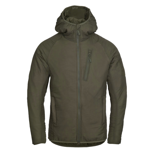 Куртка Helikon-Tex WOLFHOUND Hoodie® - Climashield® Apex 67g, Taiga green M/Regular (KU-WLH-NL-09) - изображение 2