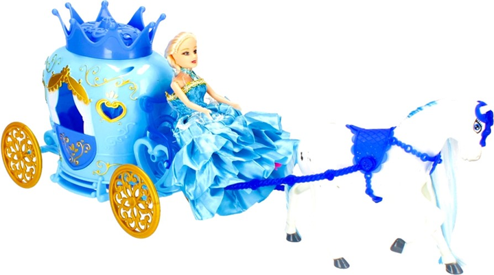 Zestaw do zabawy Mega Creative Dream Carriage Mini-lalka z karetą i koniem (5908275180234) - obraz 3