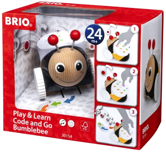 Інтерактивна іграшка Brio Code and Go Bumblebee (7312350301540) - зображення 2