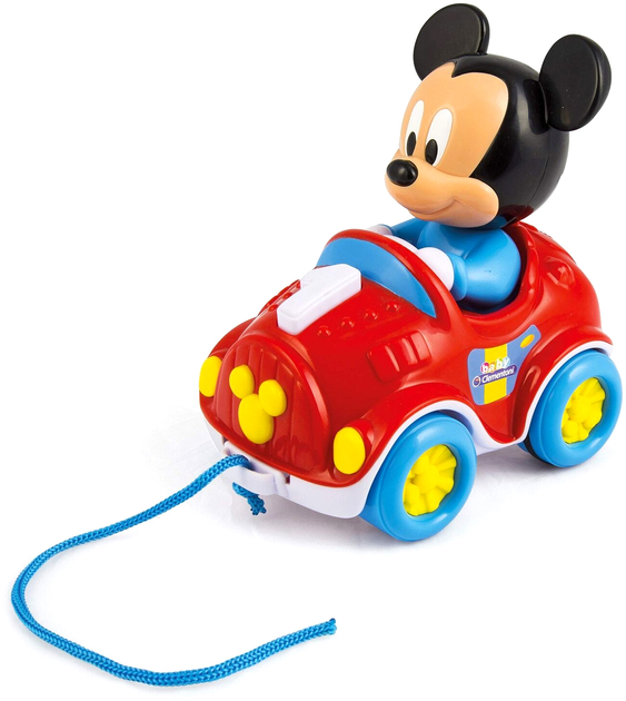 Іграшка-каталка Clementoni Baby Mickey Pull Along Car (8005125172085) - зображення 2