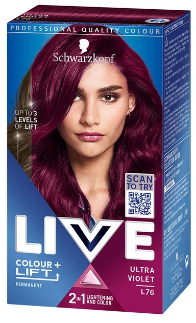 Стійка фарба для волосся Schwarzkopf Live Colour + Lift L76 Ultra