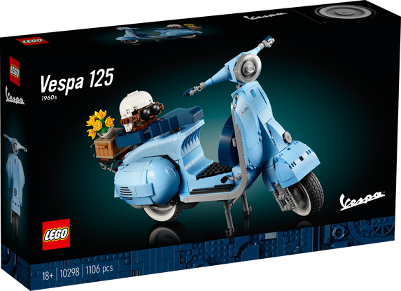 Лего Идея Веспа 125 культовый мотороллер Lego Ideas Vespa 125 10298 - изображение 10