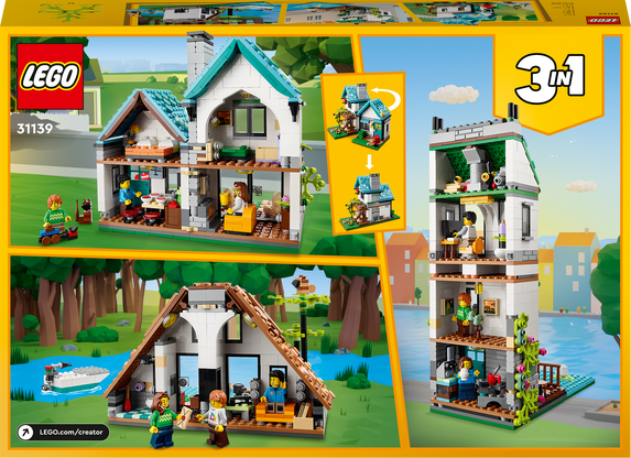 Конструктор Лего Креатор 3 в 1 Уютный дом LEGO Creator 31139 - изображение 10