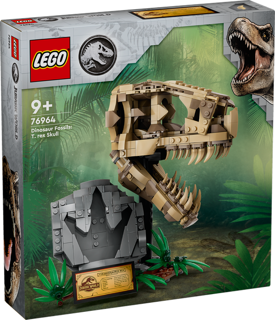 Конструктор Лего Парк Юрського періоду череп Тиранозавра Lego Jurassic World T.Rex 76964 - зображення 2