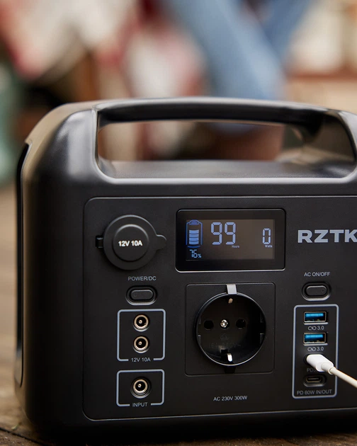 Зарядна станція RZTK Power Station / 300 Вт / 320 Вт⋅год
