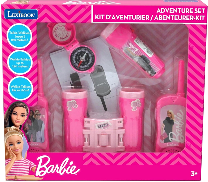 Zestaw do zabawy Lexibook Barbie Adventure 5 elementów (3380743101873) - obraz 1