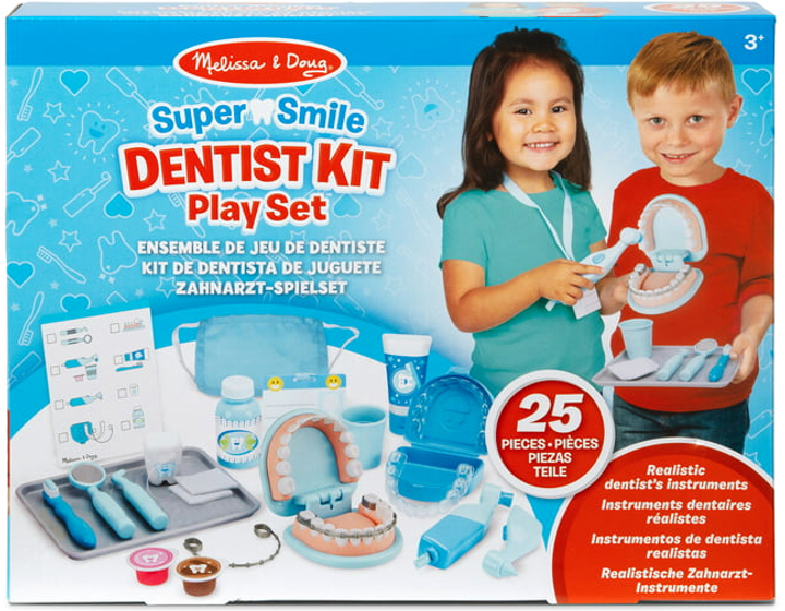 Zestaw lekarski do zabawy Melissa & Doug Super Smile Dentist Kit Play (0000772086110) - obraz 1