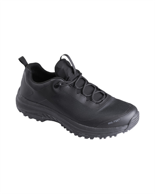 Кроссовки легкие Mil-Tec Tactical Sneaker 44 размер с максимальным уровнем амортизации и поддержки для преодоления длительных дистанций Черные (tactik-105M-T) - изображение 1