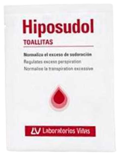 Серветки для боротьби з пітливістю Laboratorios Vinas Hiposudol Wipes 20 шт (8470001518439) - зображення 3