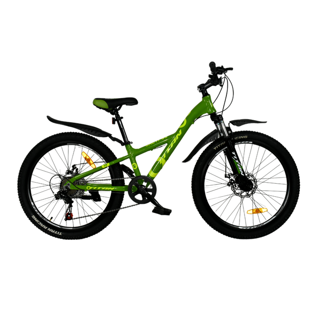 Велосипед Titan 24"Calypso -Рама-11" green-yellow - Фото 1 Велосипед Titan 24"Calypso -Рама-11" green-yellow - зображення 1