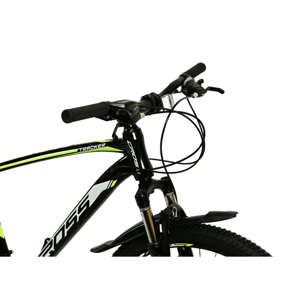 Велосипед Cross 26" Tracker 2025 Рама 17" black-yellow - зображення 3