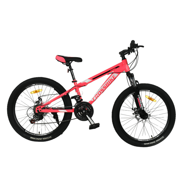 Велосипед CrossBike 24" Storm 2022 Рама-12" pink - изображение 2