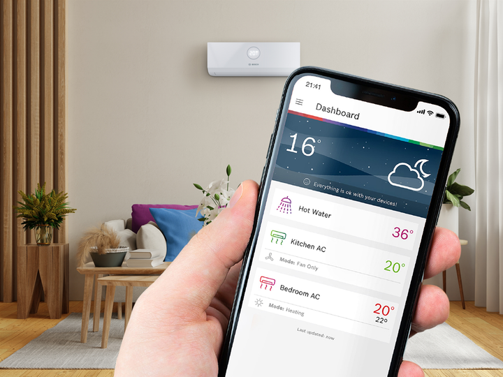 Кондиционер Bosch CL3000i RAC 2,6 kW + Кронштейн (крепление) для кондиционера Acc Electrics AE-001 (1286113590471) в подарок! - изображение 7