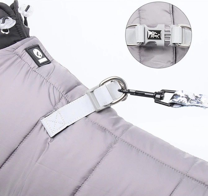 Синтепоновый комбинезон для собак Pet Style "DuoMM" Синий S - Фото 4 Синтепоновый комбинезон для собак Pet Style "DuoMM" Синий S - изображение 4