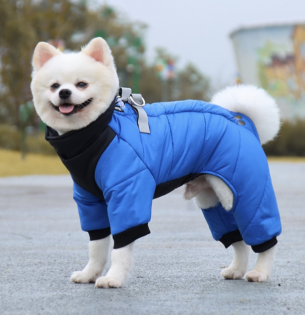 Синтепоновый комбинезон для собак Pet Style "DuoMM" Синий L от продавца ...