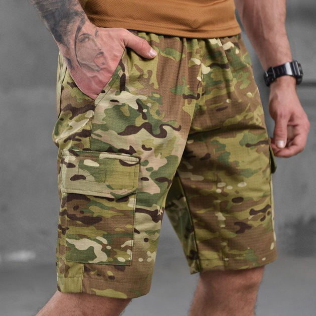 Мужские шорты 7.62 tactical рип-стоп мультикам размер M - изображение 1