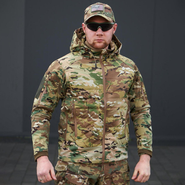 Мужская демисезонная куртка Yinren Gen 5 SoftShell с влагозащитной пропиткой мультикам размер L - изображение 1