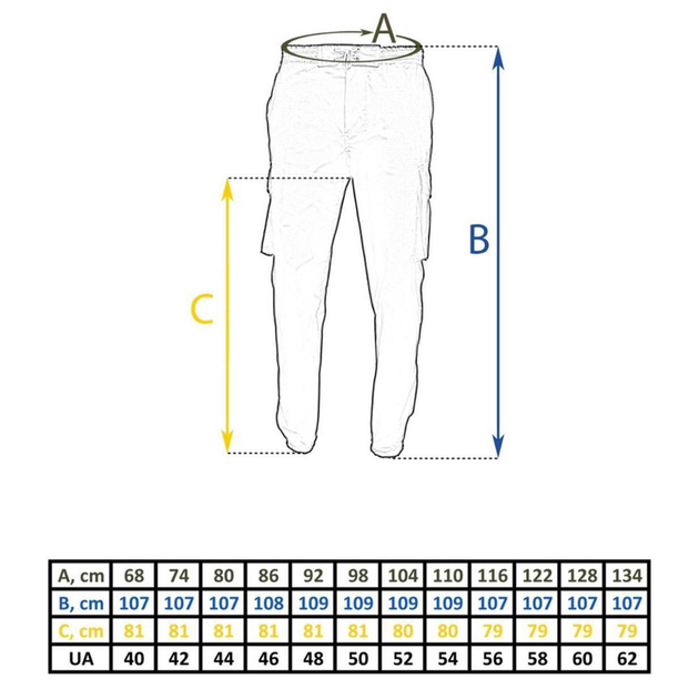 Чоловічі штани джогери ріп-стоп чорні розмір 3XL - зображення 2