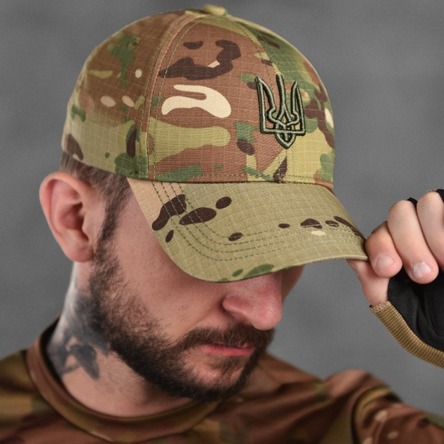 Хлопковая кепка Patriot с гербом мультикам размер универсальный - изображение 1