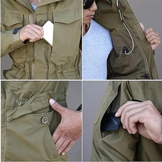 Мужская влагозащищенная куртка М65 Call Dragon мультикам размер 3XL - изображение 2