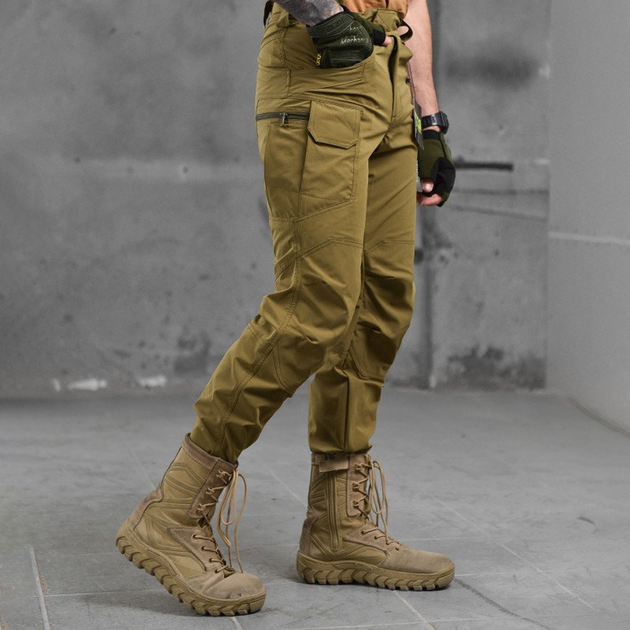 Мужские стрейчевые штаны 7.62 tactical рип-стоп койот размер 2XL - изображение 2