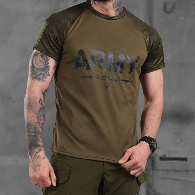 Потовідвідна чоловіча футболка Army Coolmax темний мультикам розмір 2XL - зображення 1