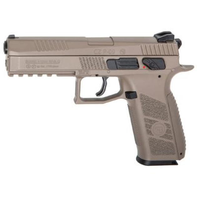 Пневматичний пістолет ASG CZ P-09 Pellet FDE Blowback (18525) - зображення 1